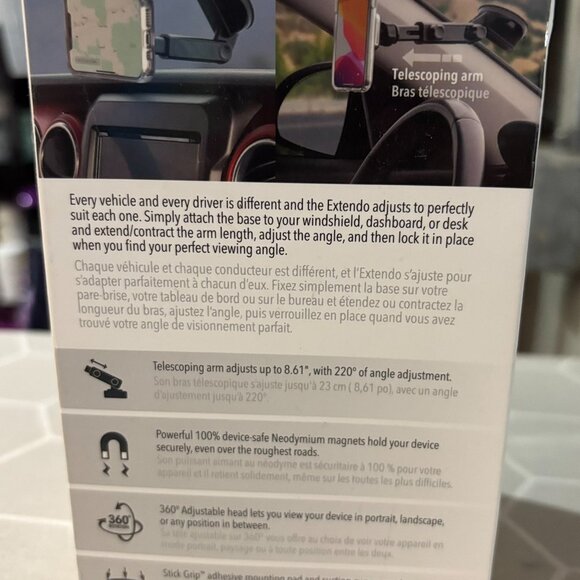 NEW MagicMount Pro Extendo Telescoping Window/Dash Magnetic Mount Phone Holder - Picture 4 of 11